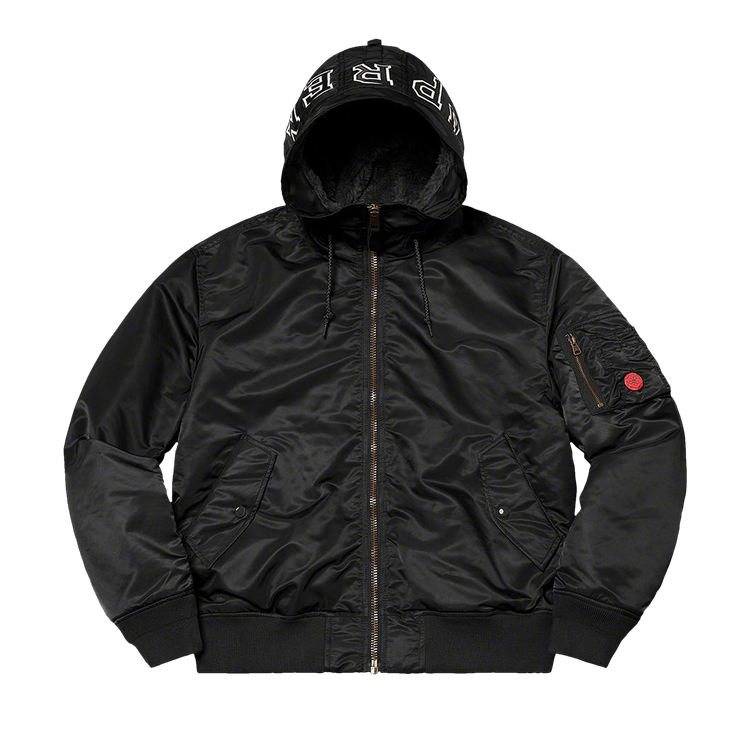 Supreme Hooded MA-1 "Black"