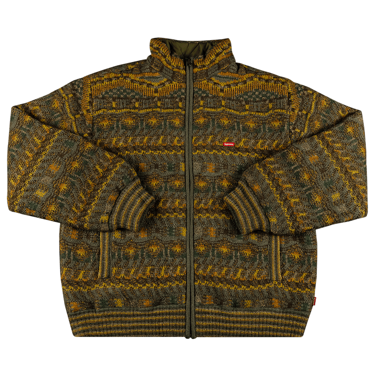 Supreme x Missoni Reversible Knit Jacket "Olive"