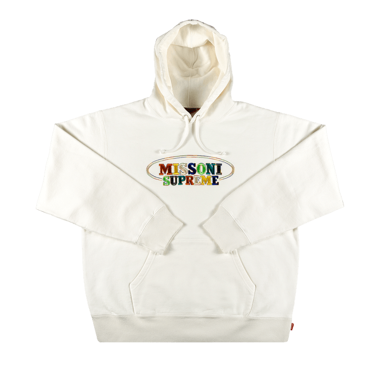Supreme x Missoni Hooded Sweatshirt "White"