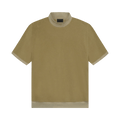 Fear of God Inside Out Mock Neck Sweatshirt "Army"