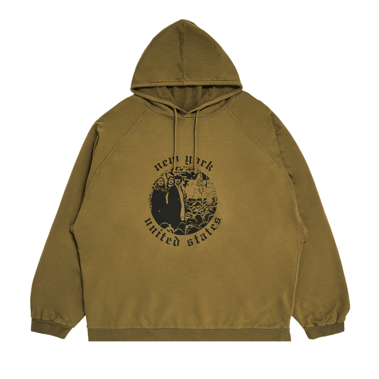 Raf Simons Redux New York Hoodie "Olive"