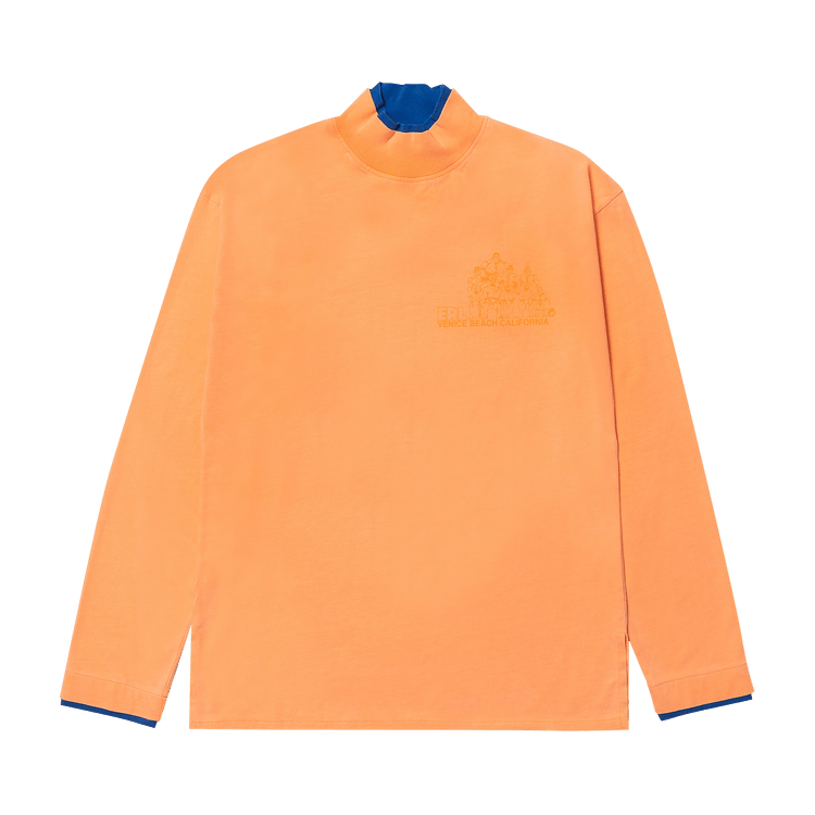 ERL Highneck Long-Sleeve Tee "Orange"