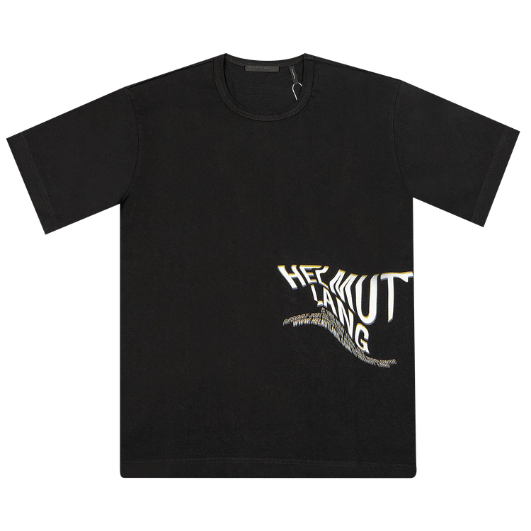 Helmut Lang Skewed Tee "Black"