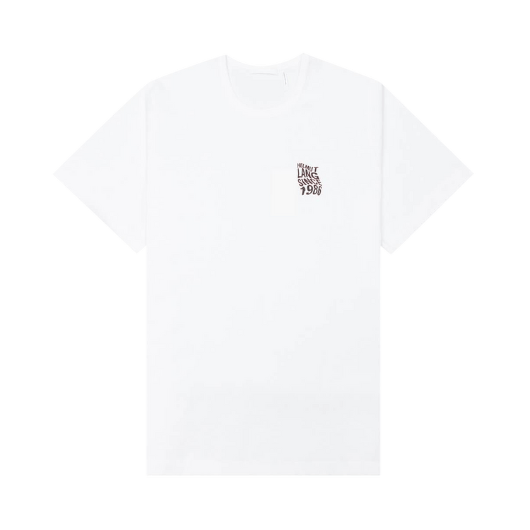 Helmut Lang Warp Tee "White"