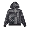 Neighborhood Bandana Chopped Hoodie "Black"