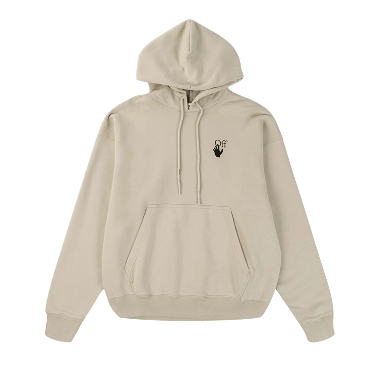 Off-White Bubble Arrow Skate Hoodie "Abbey Stone"