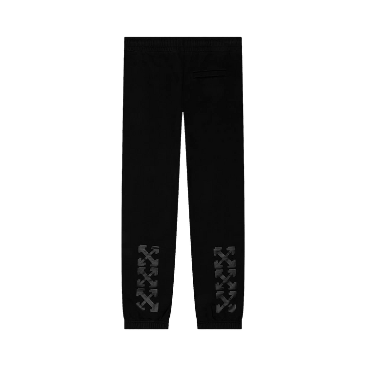 Off-White Rubber Arrow Slim Sweatpant "Black/Black"