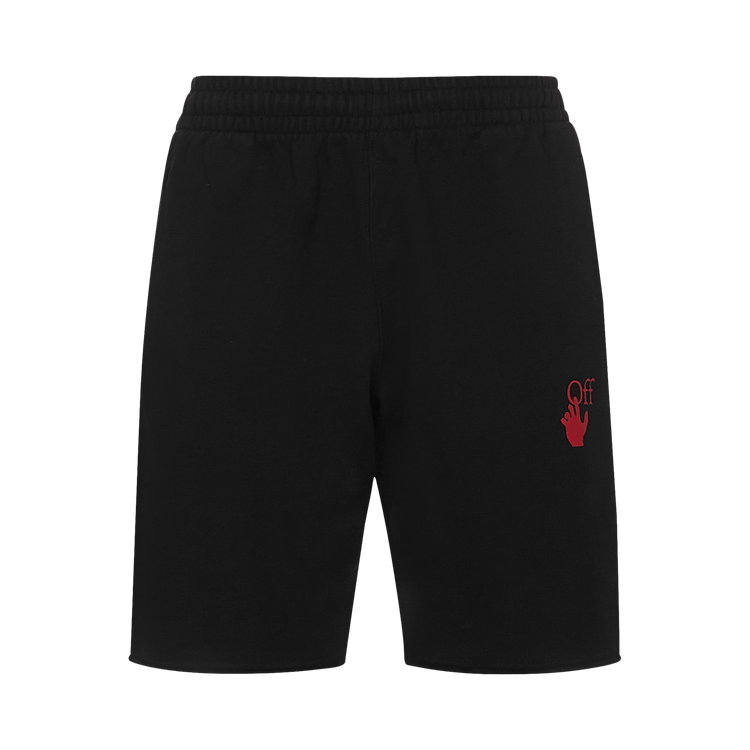 Off-White Starred Arrow Sweatshorts "Black/Red"