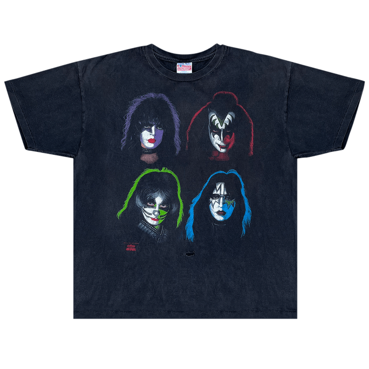 Vintage KISS Faces Tee "Black"