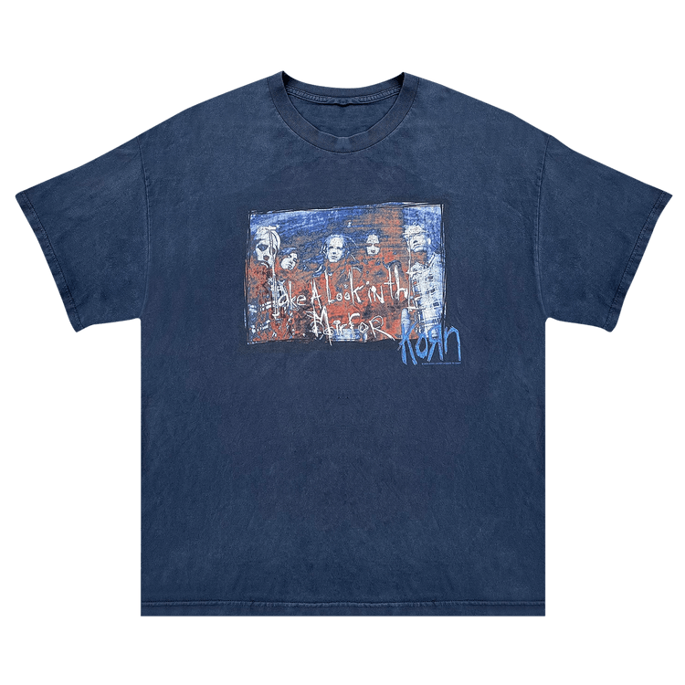 Vintage Korn Take A Look In The Mirror Tee "Navy"