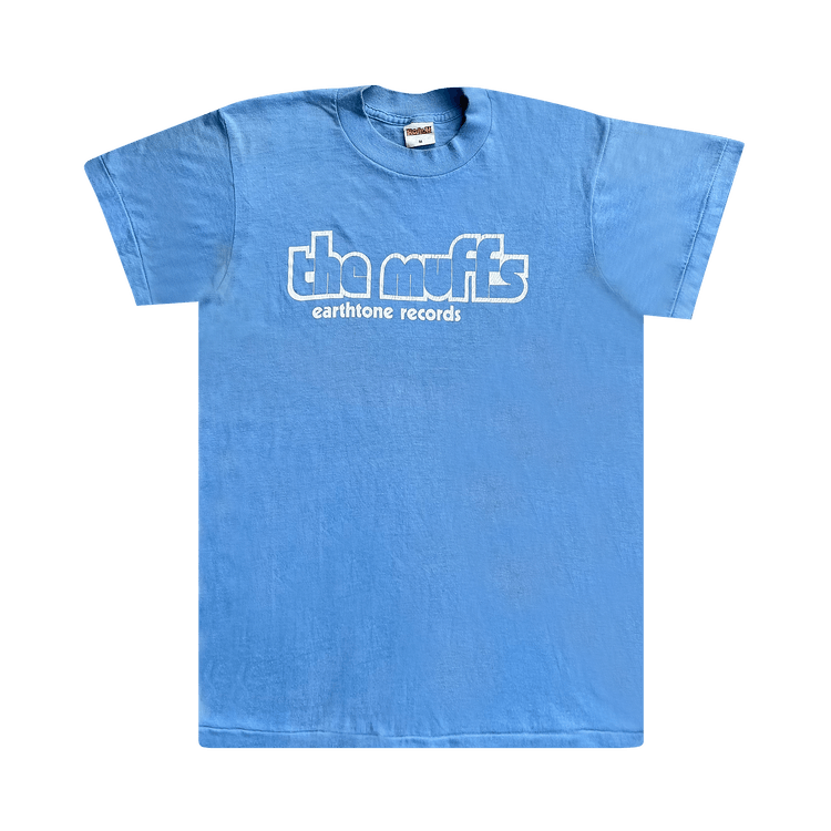 Vintage The Muffs Earthtone Records Tee "Blue"