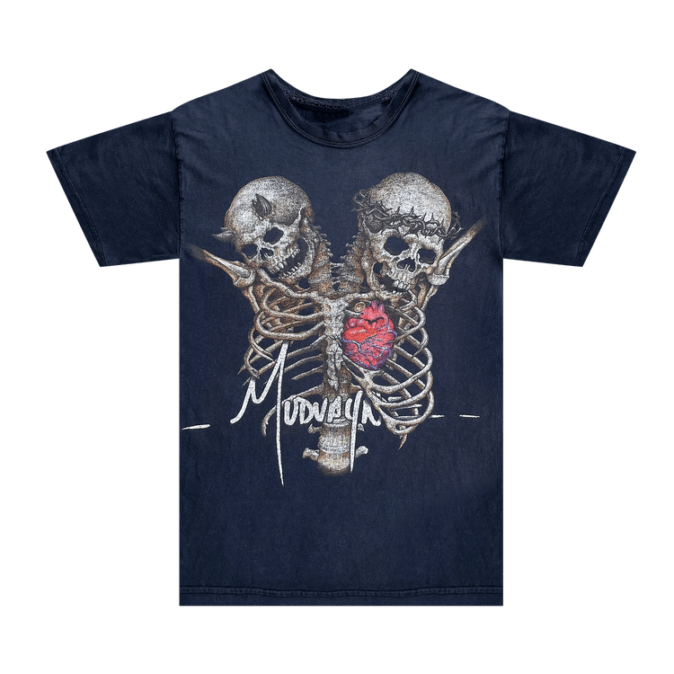 Vintage Distressed Mudvayne Tour Tee "Navy"