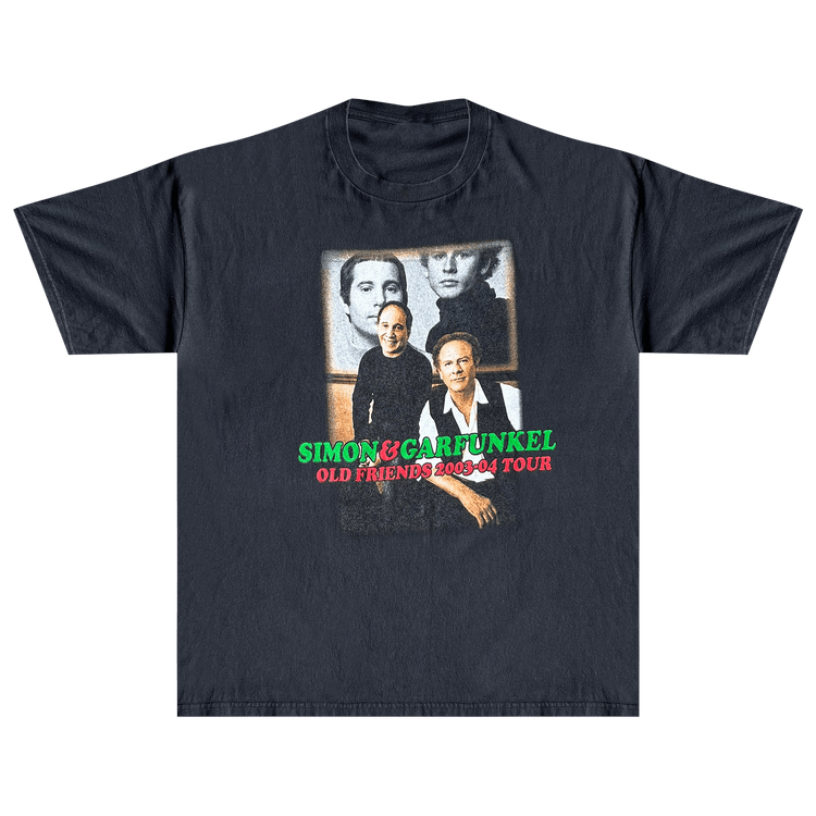 Vintage Simon & Garfunkel Tour Tee "Black"