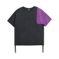 C2H4 x Mastermind Japan x Alpha Industries Patchwork Logo Print T-Shirt "Black/Purple"