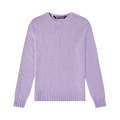 Palm Angels Curved Logo Sweater "Lilac/Black"