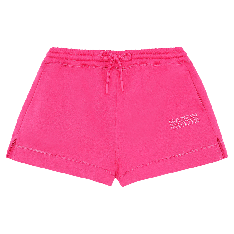 GANNI Drawstring Shorts "Shocking Pink"