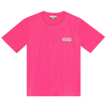 GANNI O-Neck T-Shirt "Shocking Pink"