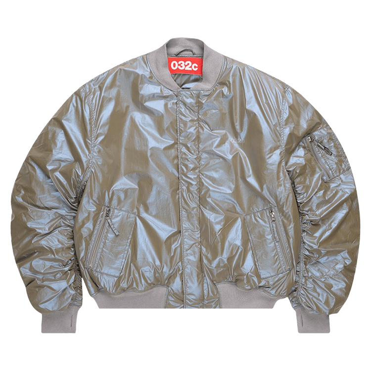 032C Oversized Bomber Jacket "Mother Of Pearl"