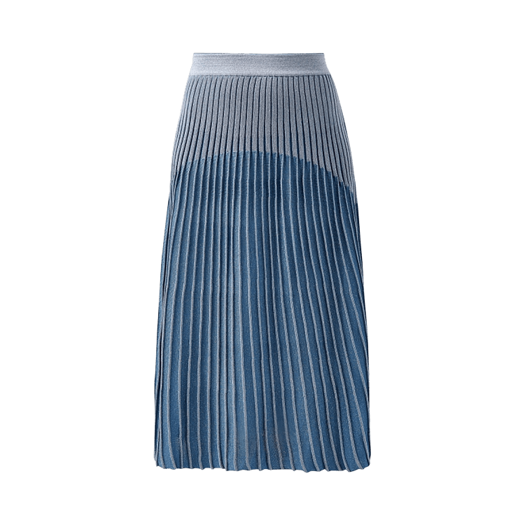 Balmain Ribbed Knit Skirt "Multicolor"