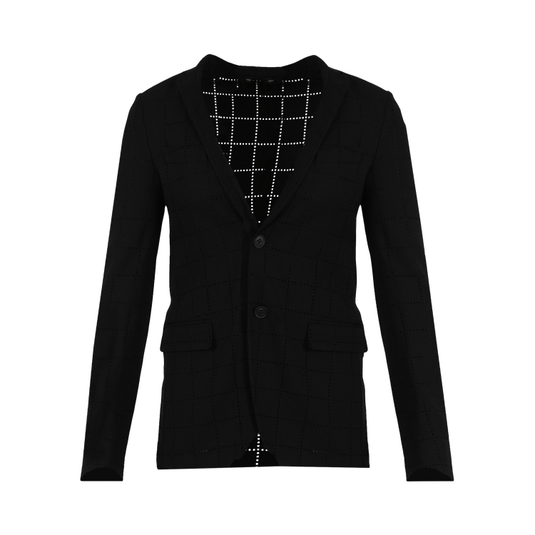 Fendi Perforated Blazer "Nero"