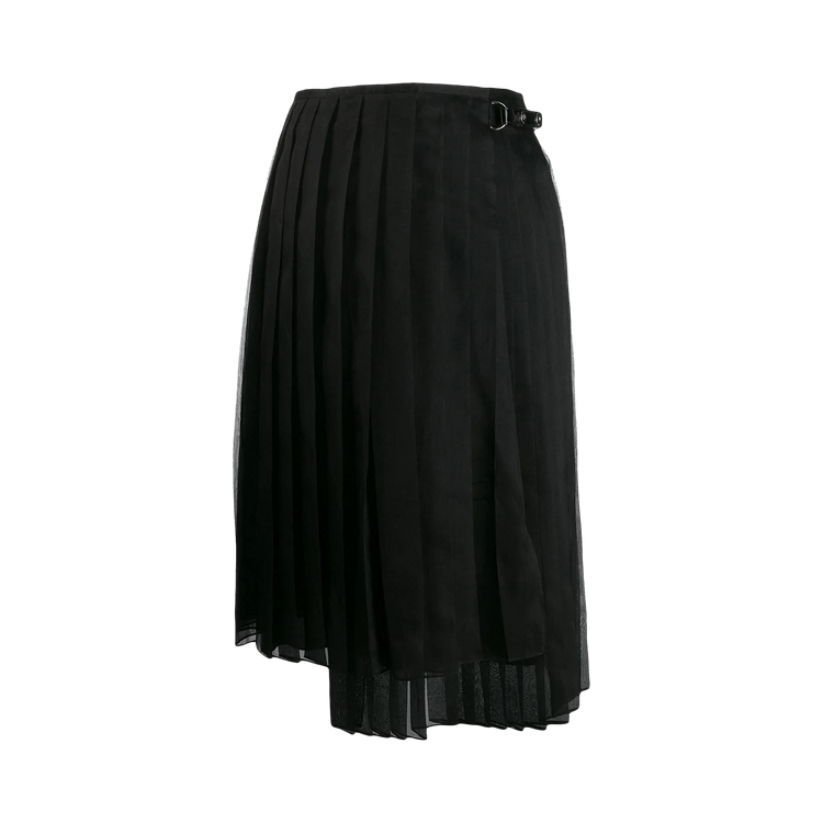 Fendi Gonna Organza Skirt "Black"
