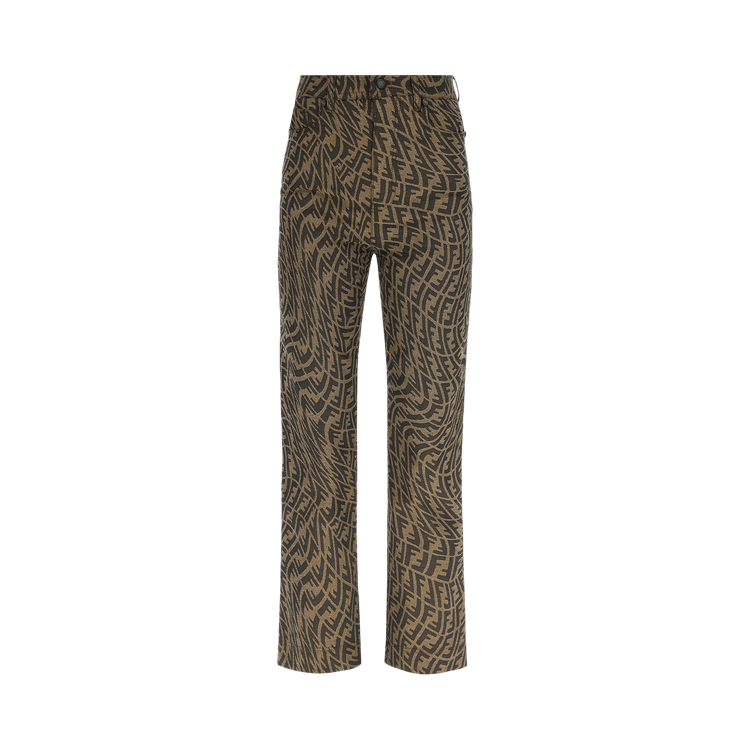 Fendi x Sarah Coleman Fisheye Logo Pants "Tobacco"