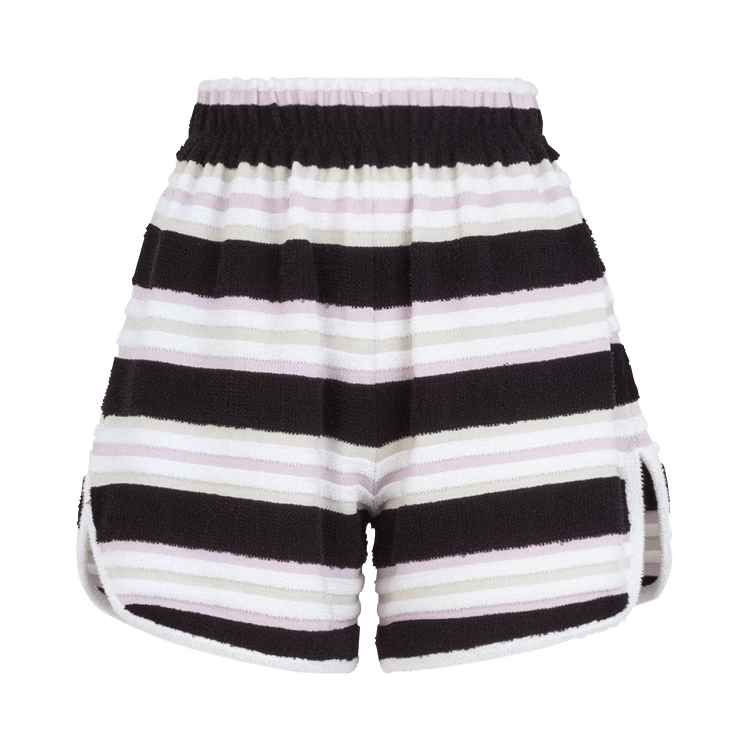 Fendi Striped Towel Stitch Shorts "Black"