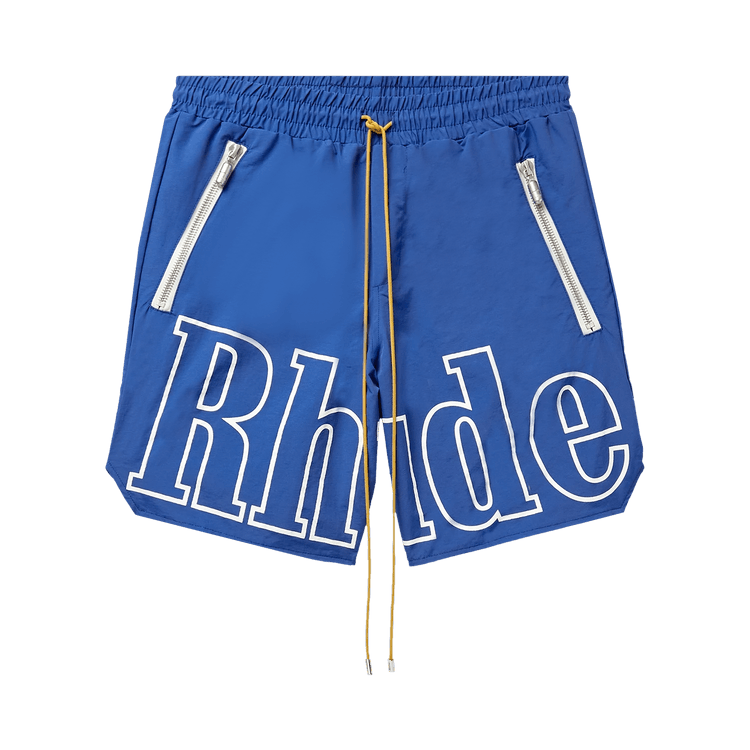 Rhude Logo Short "Blue"