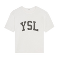 Saint Laurent Vintage T-Shirt "Dirty Ecru/Noir"
