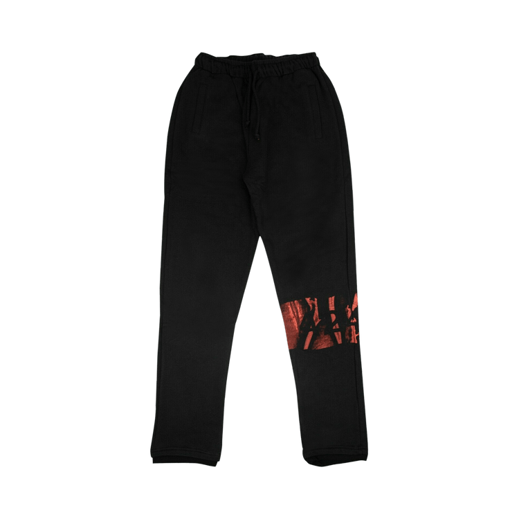 424 Logo Sweatpants "Black/Red"
