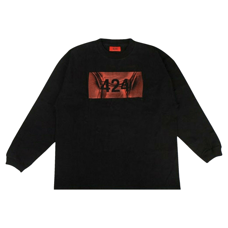 424 Logo Long-Sleeve T-Shirt "Black"