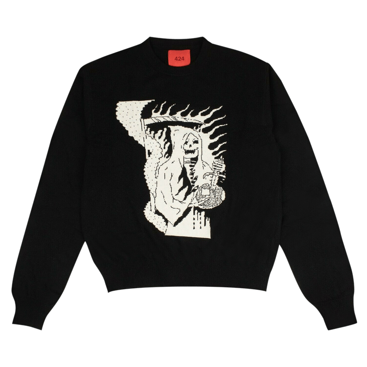 424 Grim Reaper Sweater "Black"