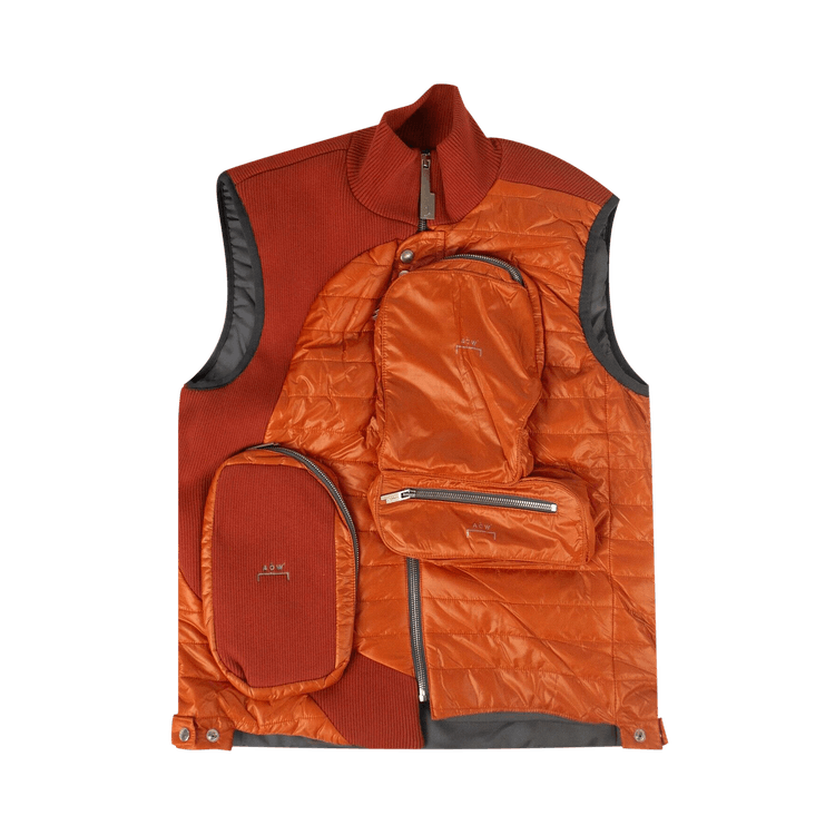 A-Cold-Wall* Puffer Panelled Jacket Vest "Orange"