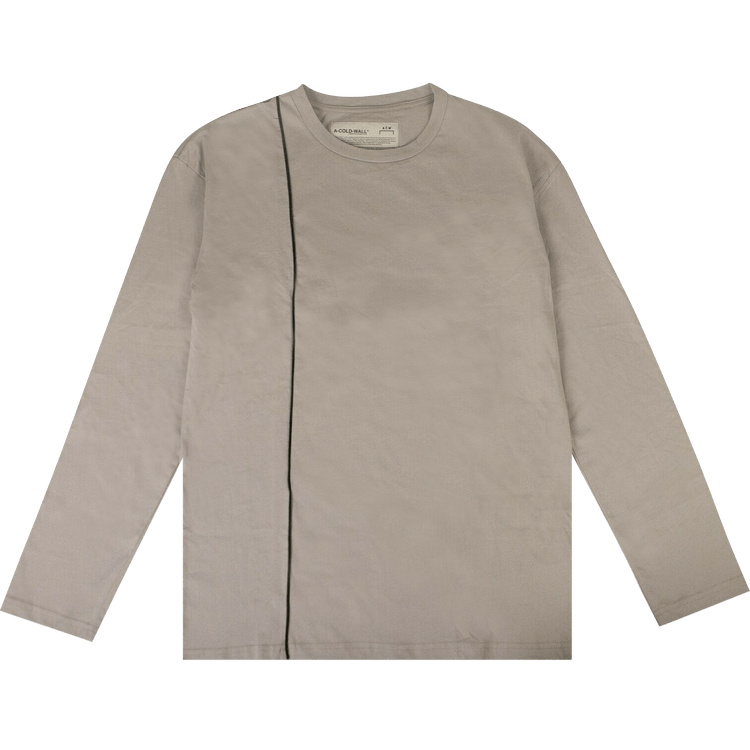 A-Cold-Wall* Piped Long-Sleeve T-Shirt "Grey"