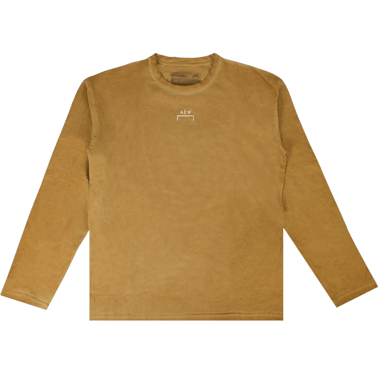 A-Cold-Wall* Long-Sleeve Bracket Logo T-Shirt "Yellow"