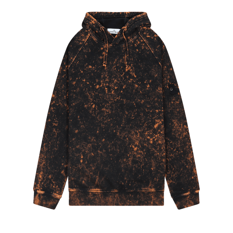 Stone Island Tie-Dye Hoodie "Orange"
