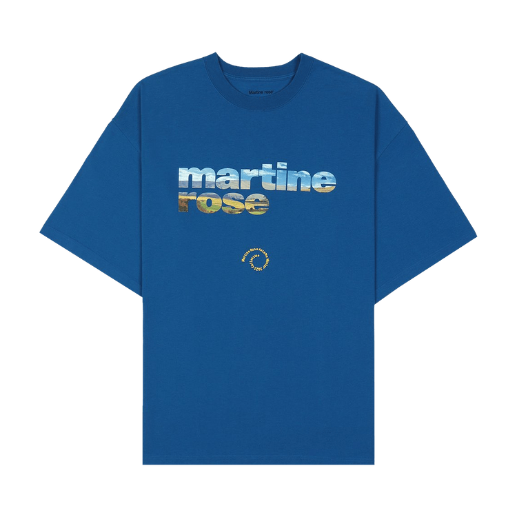Martine Rose Goodside Oversized T-Shirt "Blue"