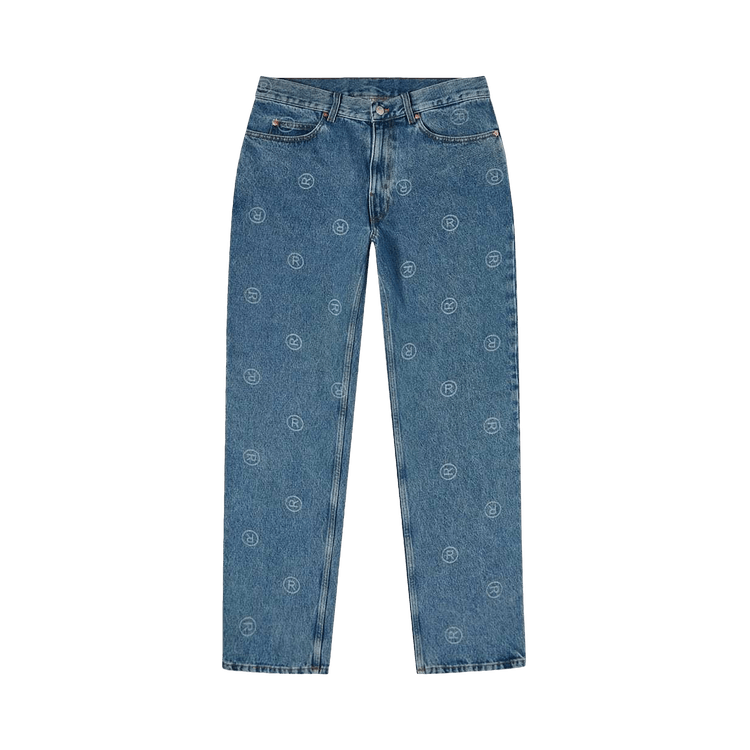Martine Rose Logo Relaxed Fit Denim Jeans "Denim"