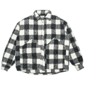 Mr. Saturday Black Checkered Overshirt "Black"