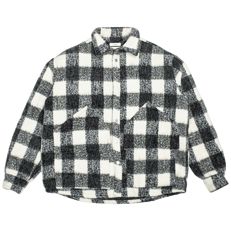 Mr. Saturday Black Checkered Overshirt "Black"