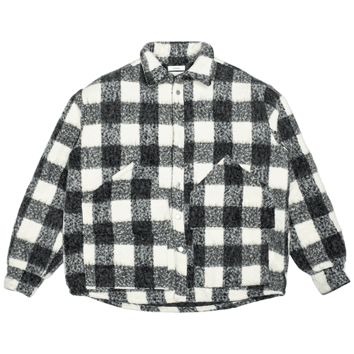 Mr. Saturday Black Checkered Overshirt "Black"