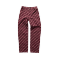 We11done Allover Logo Jeans "Red"