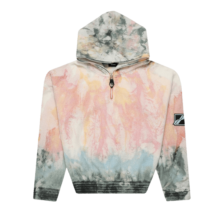 We11done Grey Iridescent Zip Hoodie "Grey"