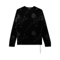 Mastermind World Velour All Over Tee "Black/Charcoal"