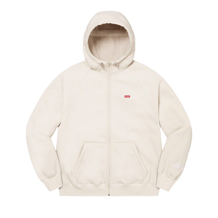 Supreme WINDSTOPPER Zip Up Hooded Sweatshirt "Stone"