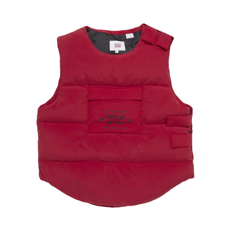 Supreme x WTAPS Tactical Down Vest "Red"