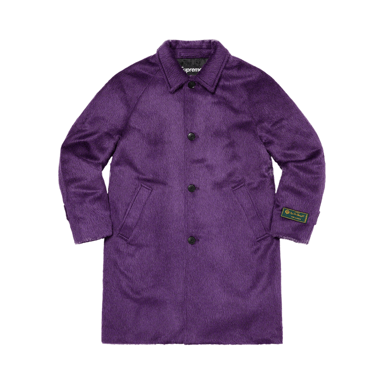 Supreme Alpaca Overcoat "Purple"