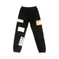 Chinatown Market Overlocked Patchwork Pants Sweatpants "Black"