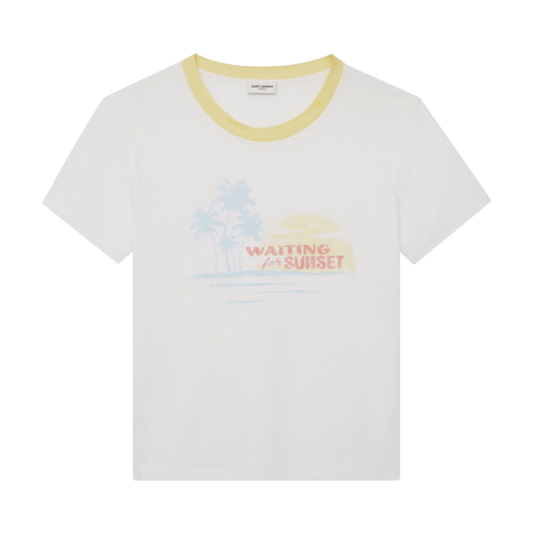 Saint Laurent Printed T-Shirt "White"
