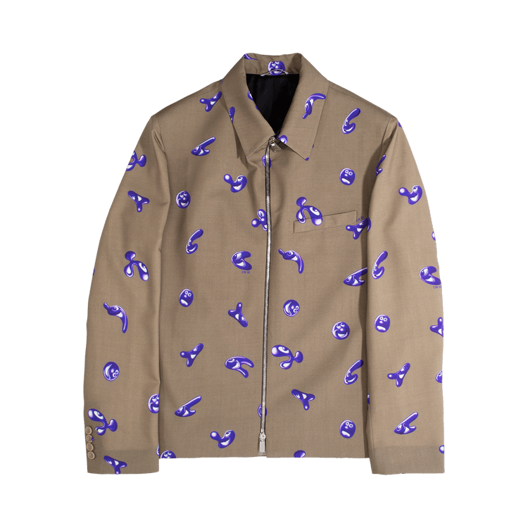 Dior x Kenny Scharf Zipped Jacket "Beige"